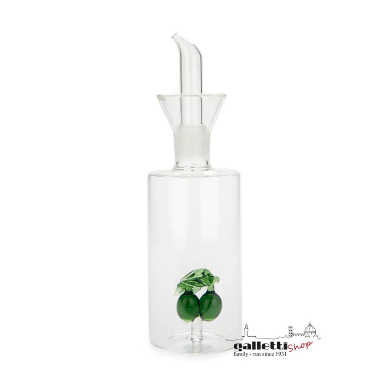 Olives Glass Oil Cruet