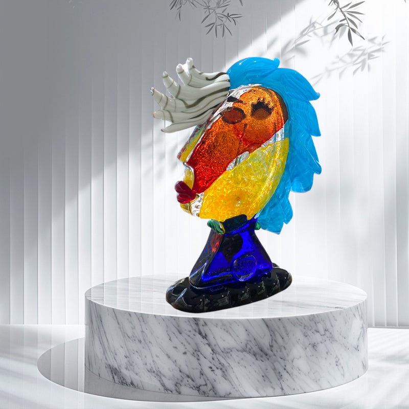 Luca e Loredana – Original Murano Glass Sculpture by Maestro Badioli