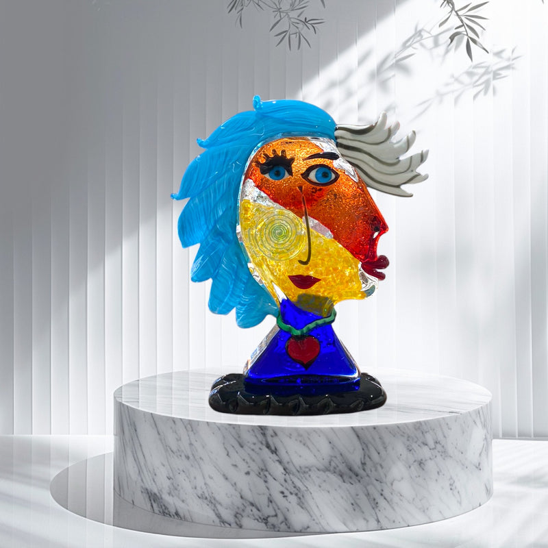 Luca e Loredana – Original Murano Glass Sculpture by Maestro Badioli