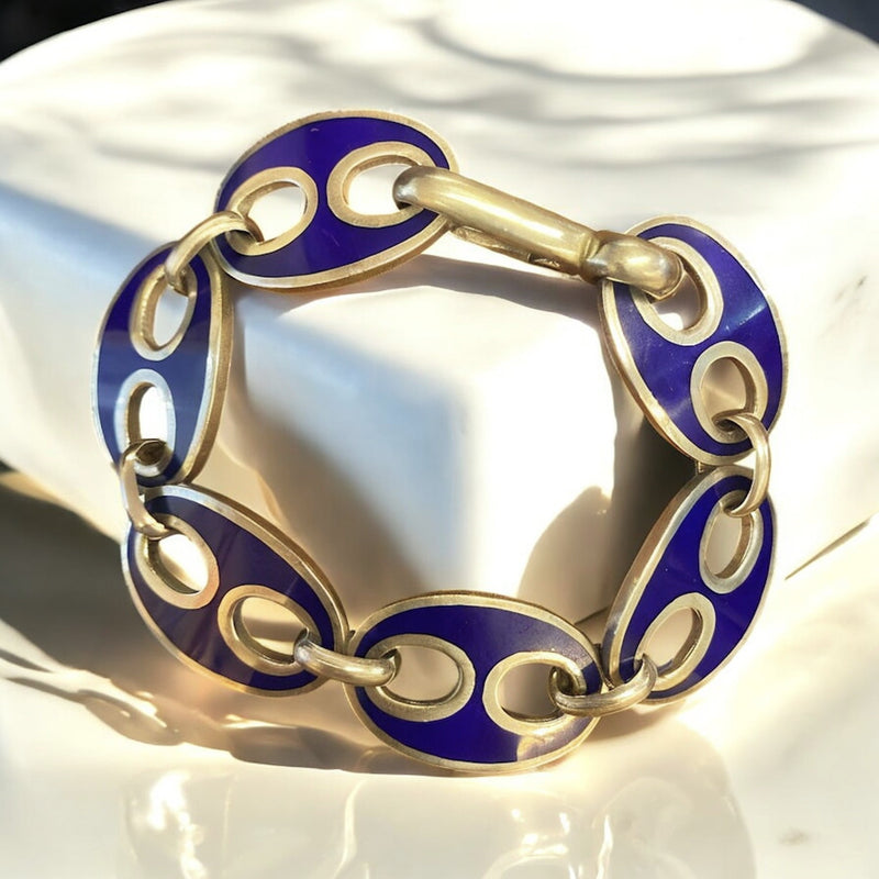 Marina Vintage Enamel Bracelet