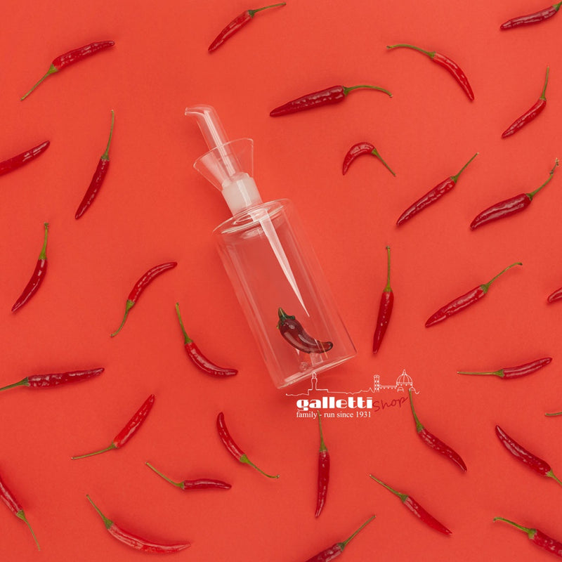 Chilli Glass Oil Cruet