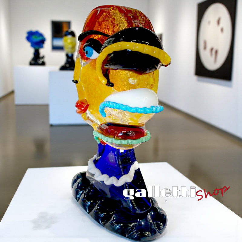 Lady Gaga – Original Murano Glass Sculpture by Maestro Badioli