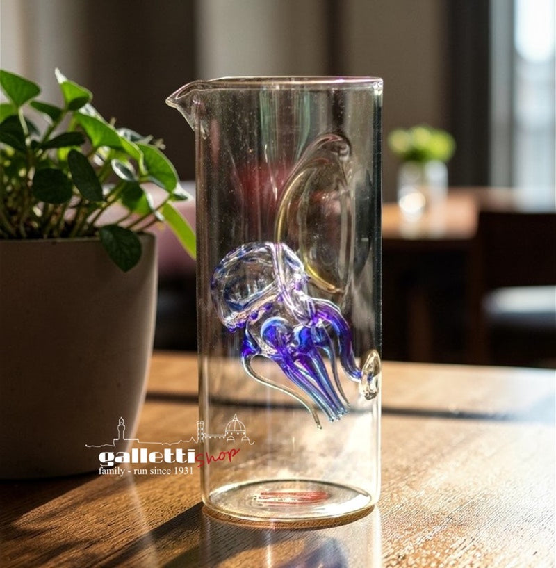 Massimo Lunardon Water Pitcher – Blue Jellyfish