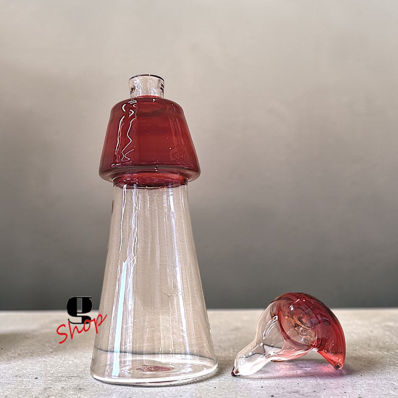BOTTIGLIA REINAISSANCE– Artistic Glass Bottle Sculpture by Lunardon