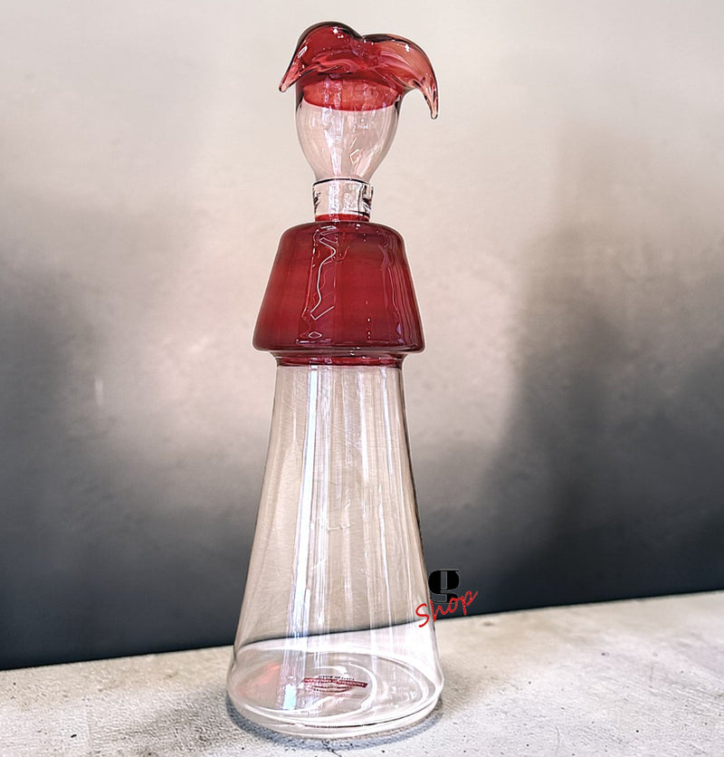 BOTTIGLIA REINAISSANCE– Artistic Glass Bottle Sculpture by Lunardon