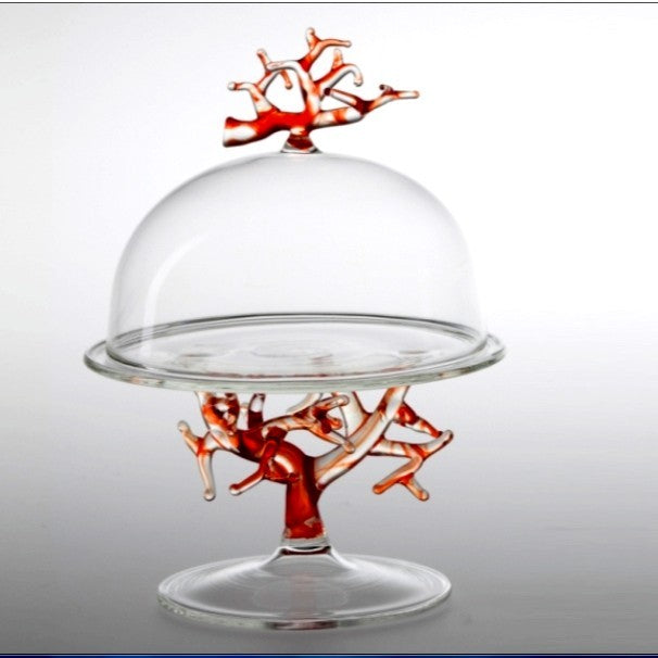 Massimo Lunardon Coral cup-cake stand with lid