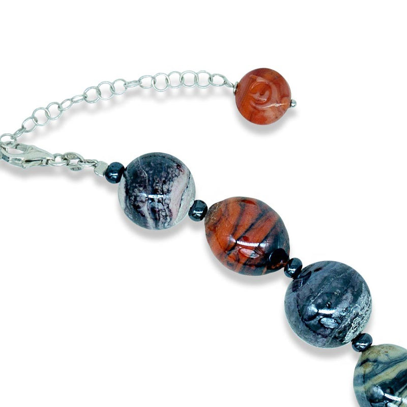 Murano glass D&T Necklace - Cezanne Top