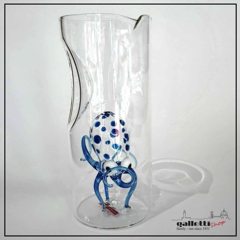 Massimo Lunardon Water Pitcher – Blue Octopus