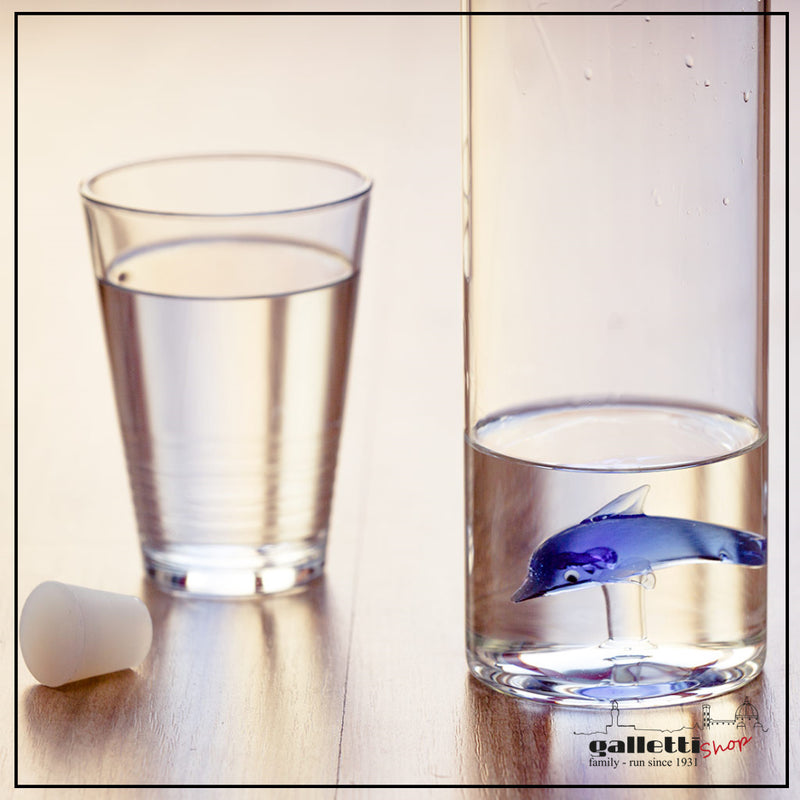Dolphin bottle - Borosilicate glass