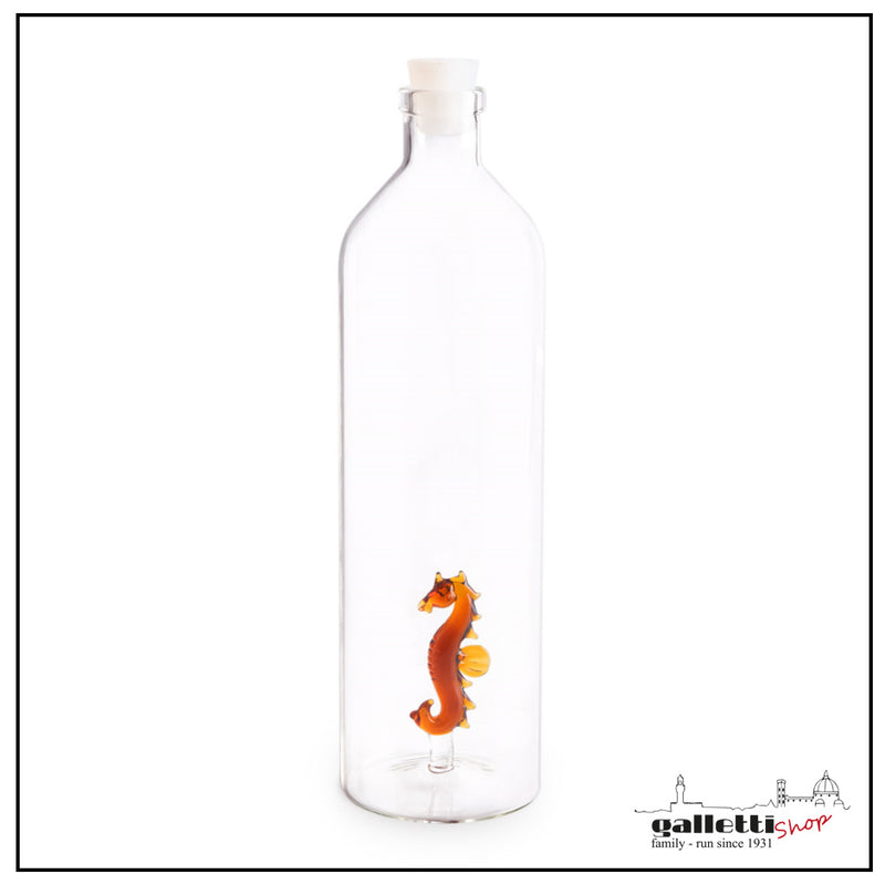 Seahorse bottle - Borosilicate glass