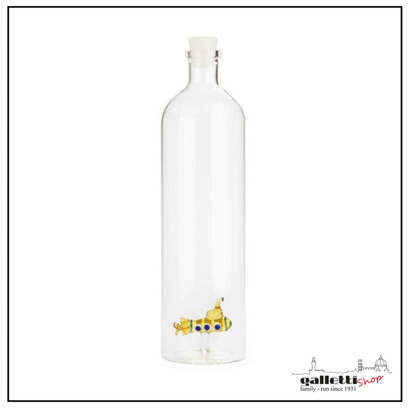 Yellow Submarine bottle - Borosilicate glass
