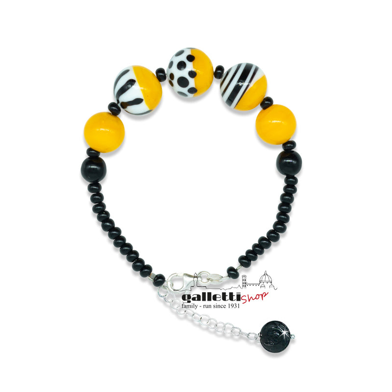 Murano glass D&T Parure - Graphic