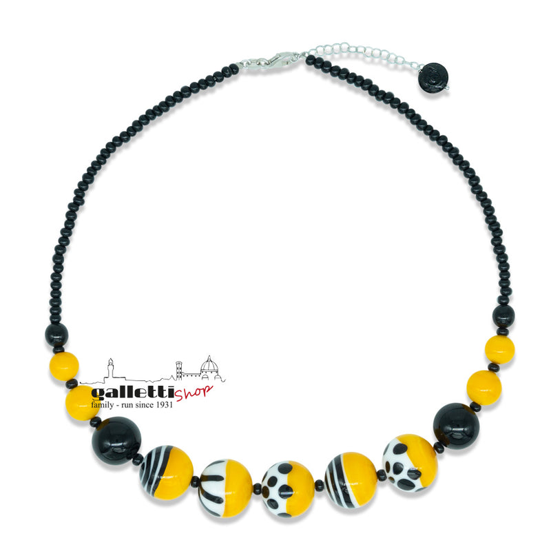 Murano glass D&T Parure - Graphic