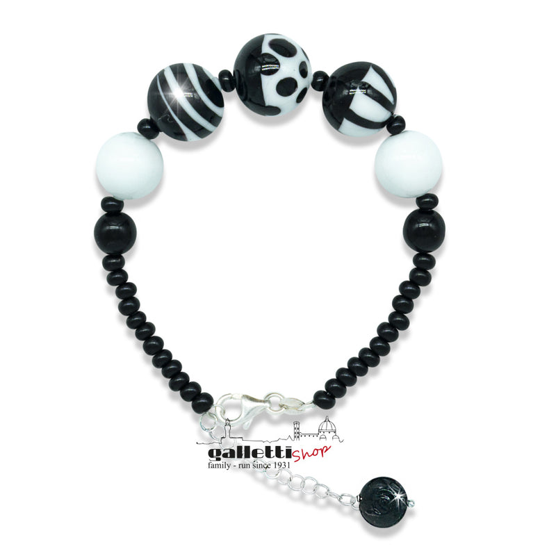 Murano glass D&T Parure - Graphic