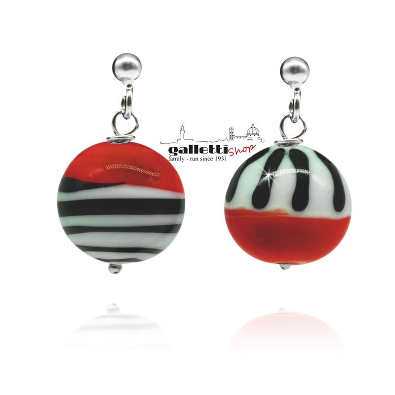 Murano glass D&T Parure - Graphic