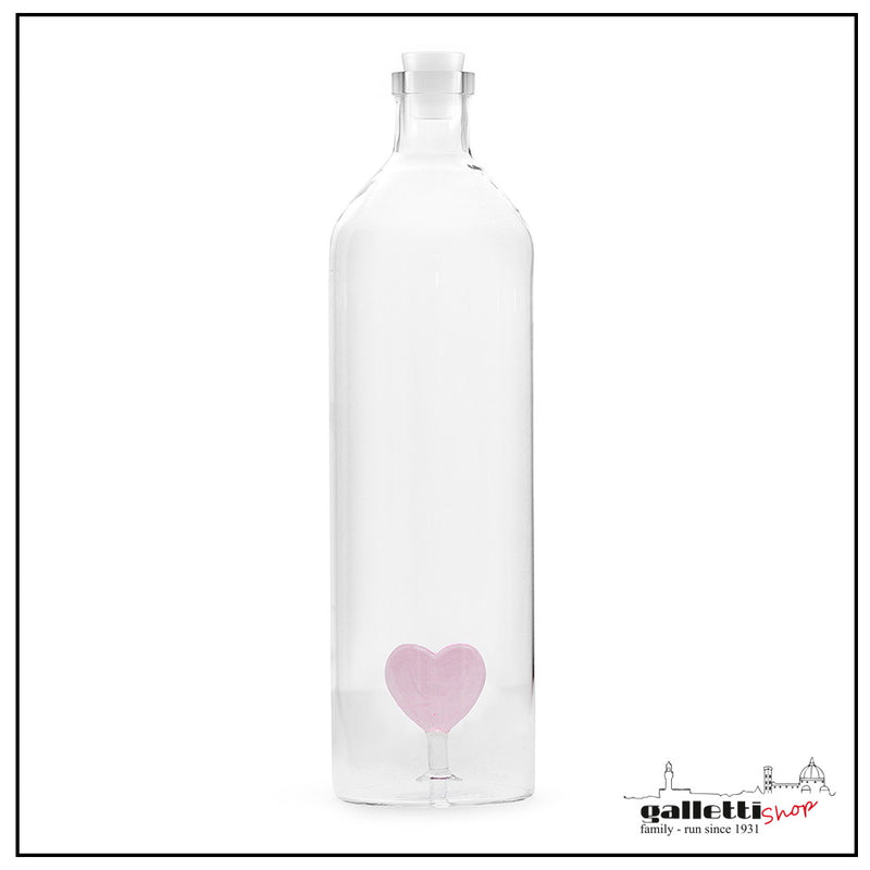 Heart bottle - Borosilicate glass
